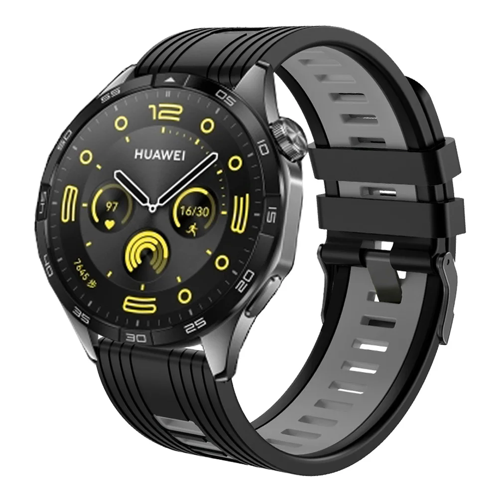 22mm Silicone Strap For Huawei Watch GT5 GT 5 46mm Smartwatch Band for Huawei GT4 GT3 GT2 GT 5/4/3/2 Pro 46mm Wristband Bracelet