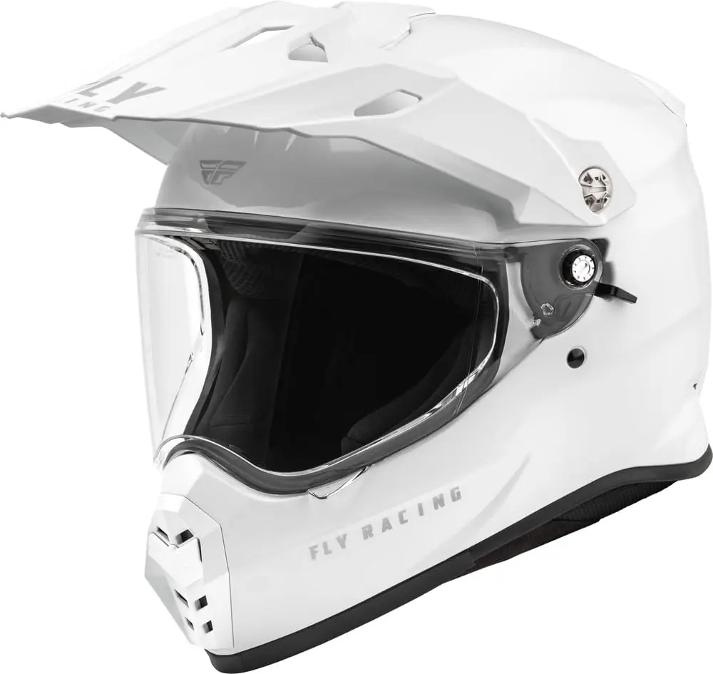 

Trekker Solid Helmet White-M | ADV Featherlight Build