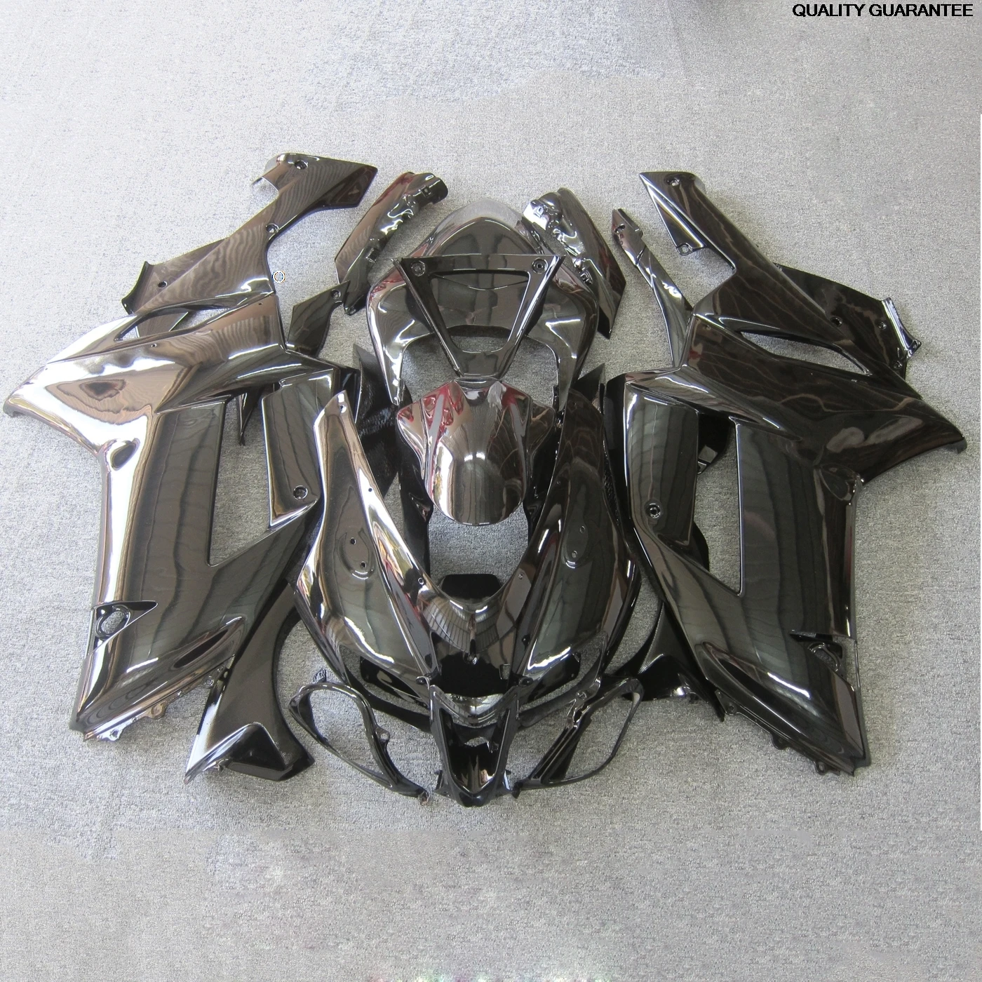 

Пластиковый комплект обтекателей для Kawasaki Ninja ZX6R 2007-2008 годов, черный цвет.