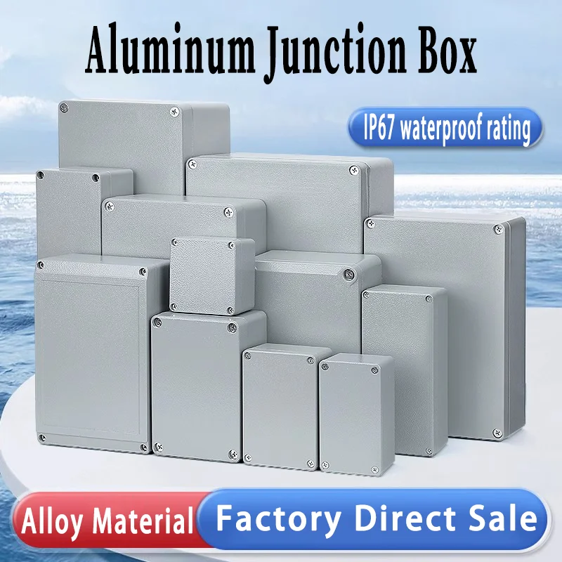 IP67 Waterproof Project Outdoor Explosion-Proof Cast Aluminum Junction Box Electrical Enclosure Case PCB Project Instrument Case