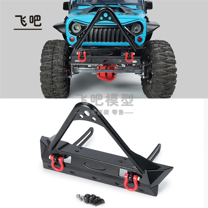 

Aluminum Alloy Front Crash Bumper for 1/10 RC Crawler Car AXIAL SCX10 III AX103007 RC4WD D90 Jeep Chevrolet G63 DIY Parts