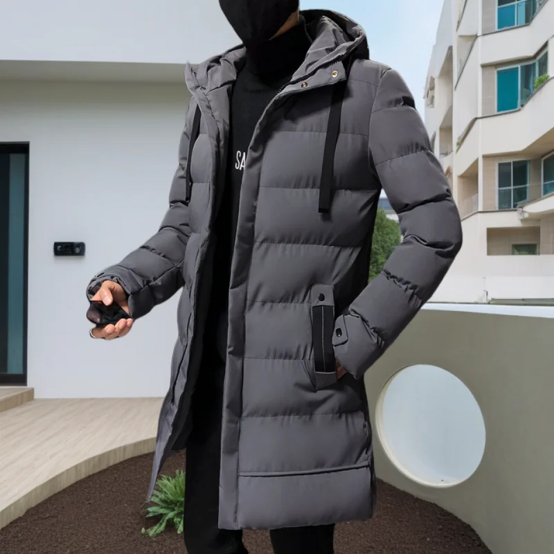 

Outdoor Warm Parkas Winter Thick Men Jackets Windbreaker Parka Waterproof Hooded Men Fashion Outwear Cotton Autumn Casual Coats