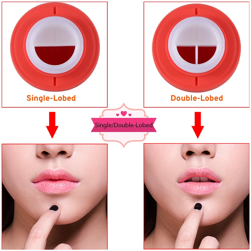 NIEUWE Siliconen Lip Voller Handmatig Drukken Lip Enhancer Vacuüm Zuig Lippen Voller Blijvende Sexy Grotere Dikkere Lip Filler