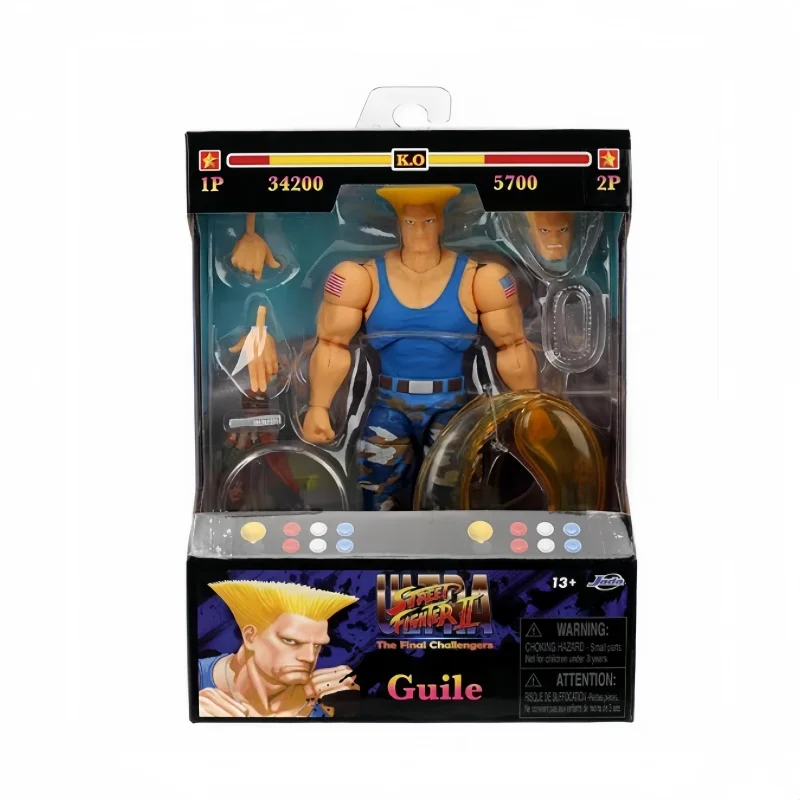 Original Jada Toys Ultra Street Fighter II The Final Challengers Vega In Stock Anime Action Collection Figures Model