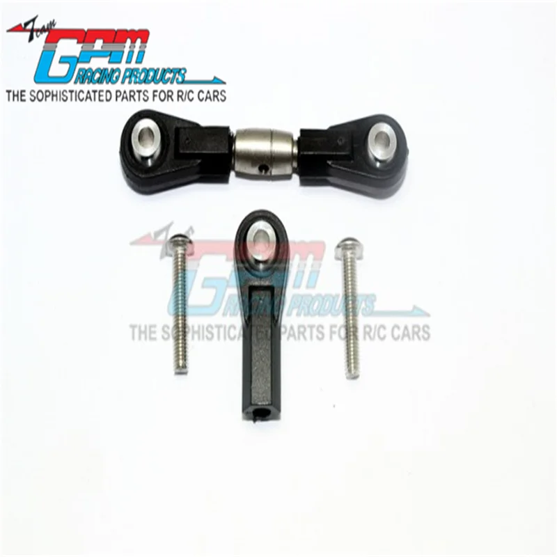 Gpm edelstahl servo tie rod-4pc set für traxxas 1/5 X-MAXX rc upgrade
