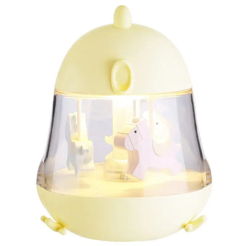 ไฟกลางคืน LED พร้อมพอร์ตชาร์จ USB สําหรับเด็ก เปลี่ยนสี กล่องดนตรีหมุนได้ วันเกิด วันครบรอบ ภรรยา ลูกสาว เด็กผู้หญิง