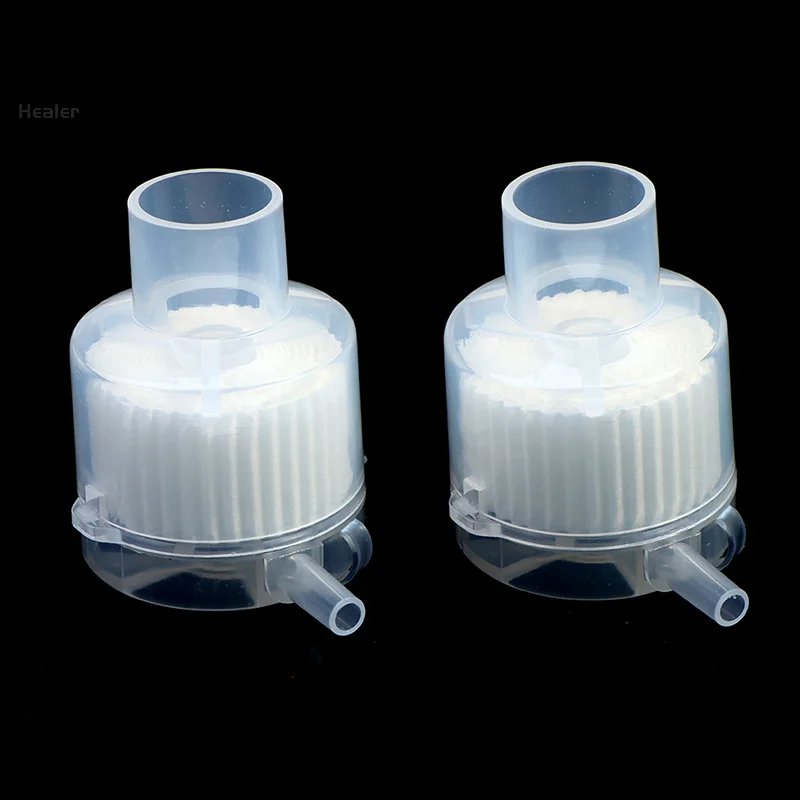 2pcs Disposable Steriled Heat Moisture Exchangers Tracheostomy Trach Filter