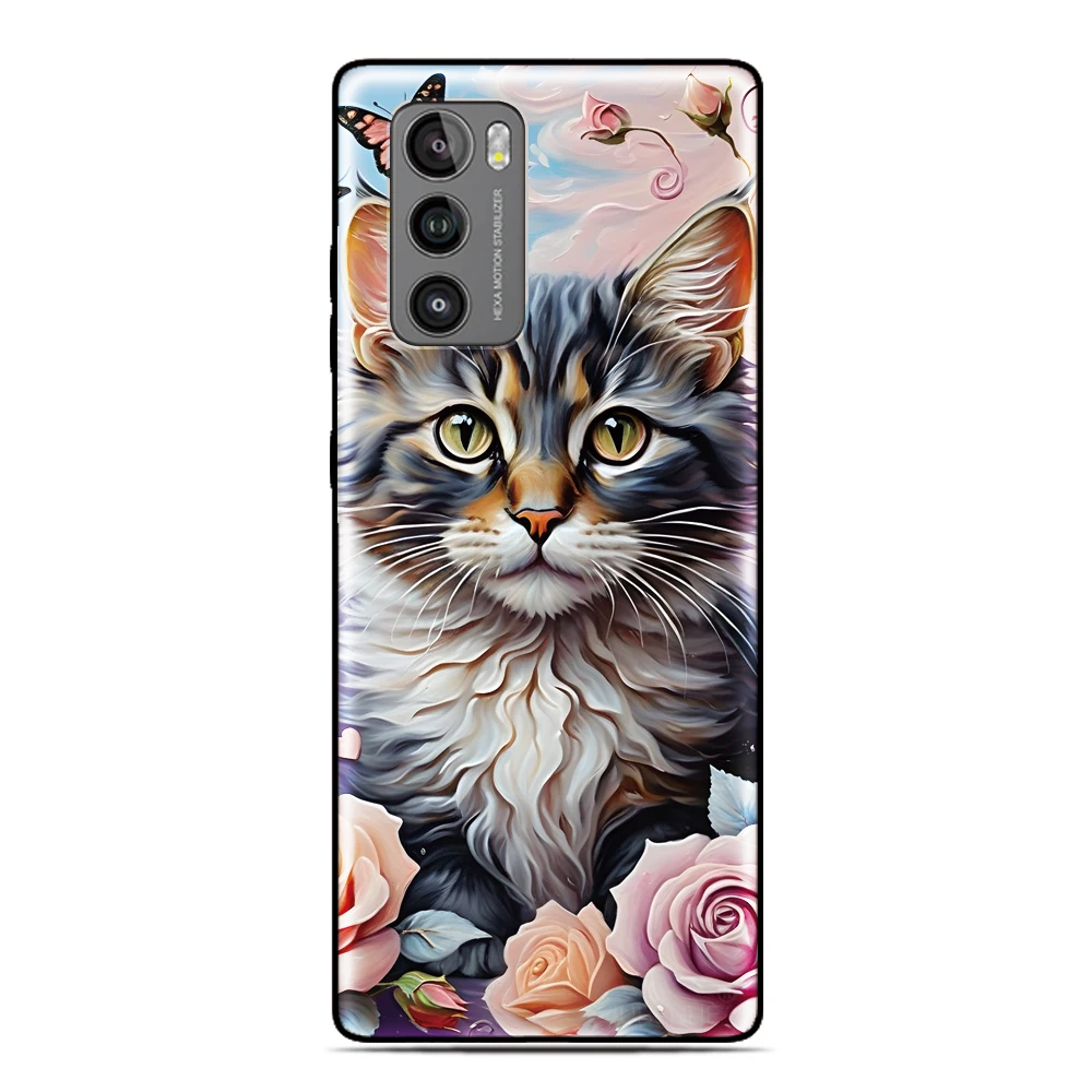 غطاء قطة ملون لهاتف آيفون 17 16 15 12 Pro Max Air 16e 13 Mini X XR 7 8 Plus SE 3 2 2020 2022 iPod Touch 7 6 5 جراب هاتف #6