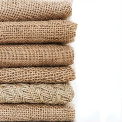 Jute Fabric Environment Creation Sackcloth Burlap Fabric Vintage Ornament Photo Background Ceiling
