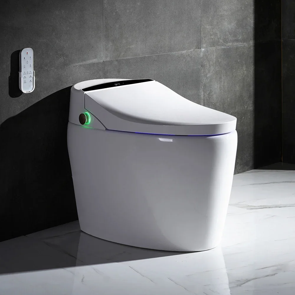 Bathroom automatic sensor toilet sanitary ware heated  electronic intelligent smart  with bidet