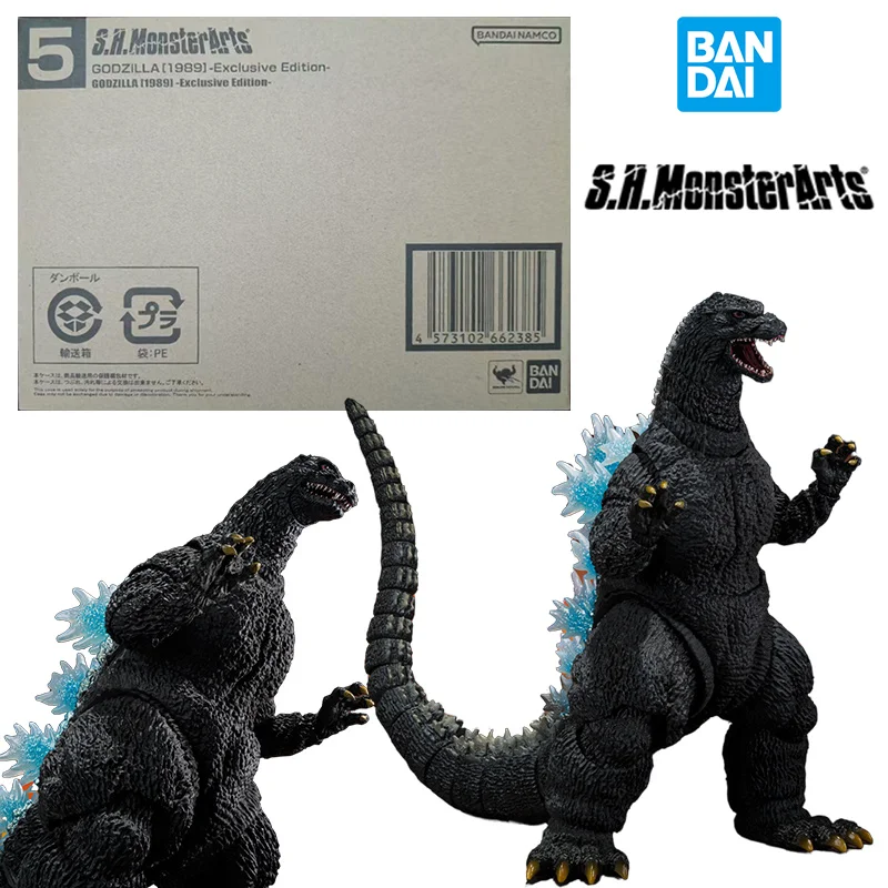 Bandai S.H.Monsterarts Godzilla 1989 Exclusive Edition Godzilla Vs. Biollante 16Cm Anime Original Action Figure Model Toy Gift