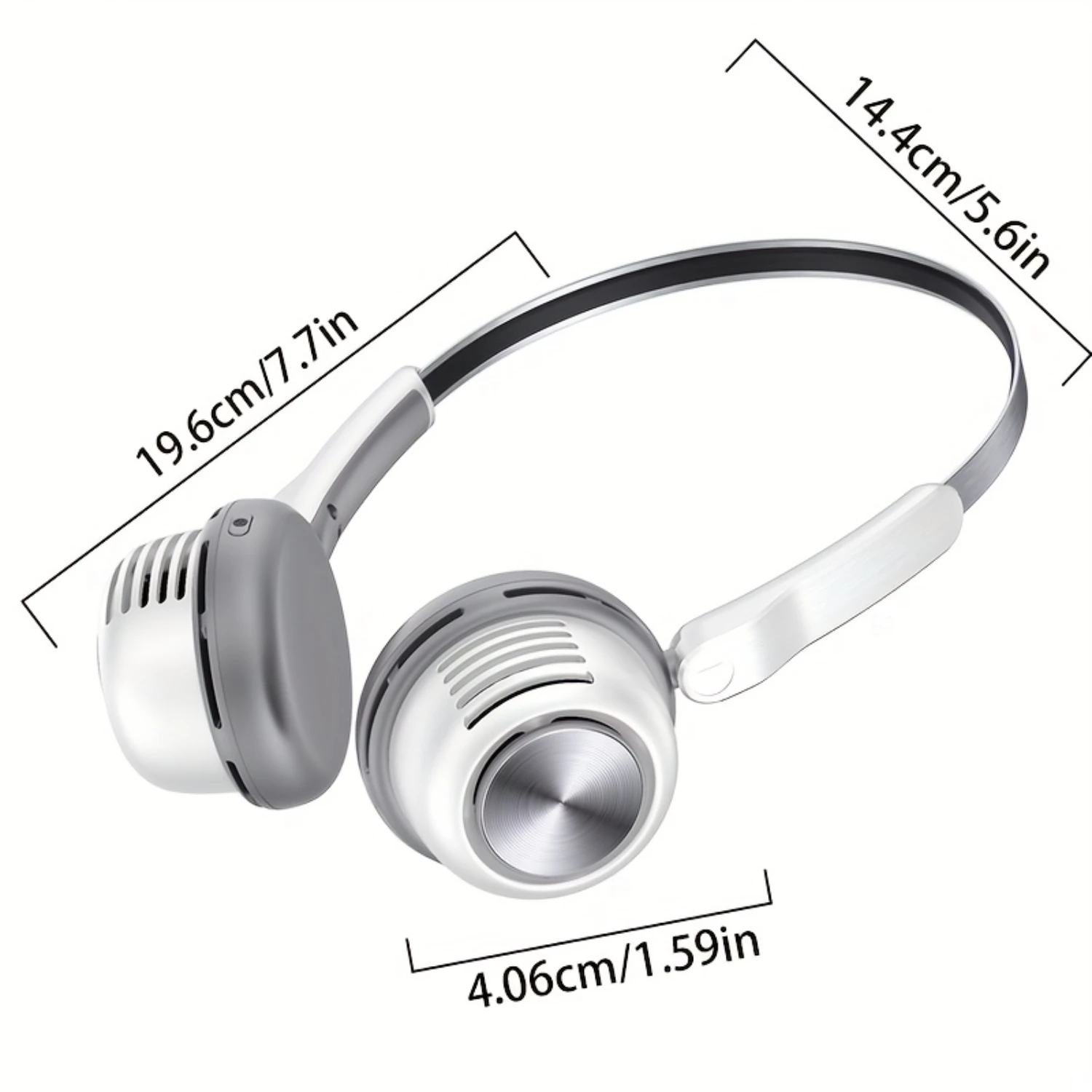 

1 шт., 5-скоростной вентилятор с воротником-халтер, зарядка через USB, портативный офисный спорт, легкий, бесшумный, модный, идеальный подарок на лето