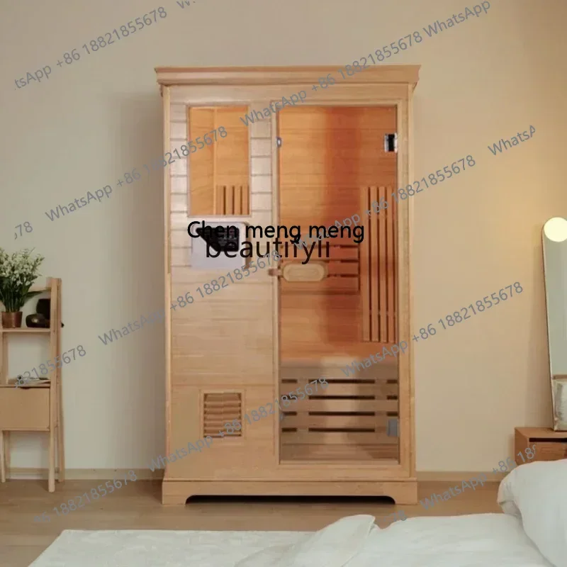 cc182R Single double multi-person wet steam room Household sweat steam room Fumigation steam room Sauna Hearth stone