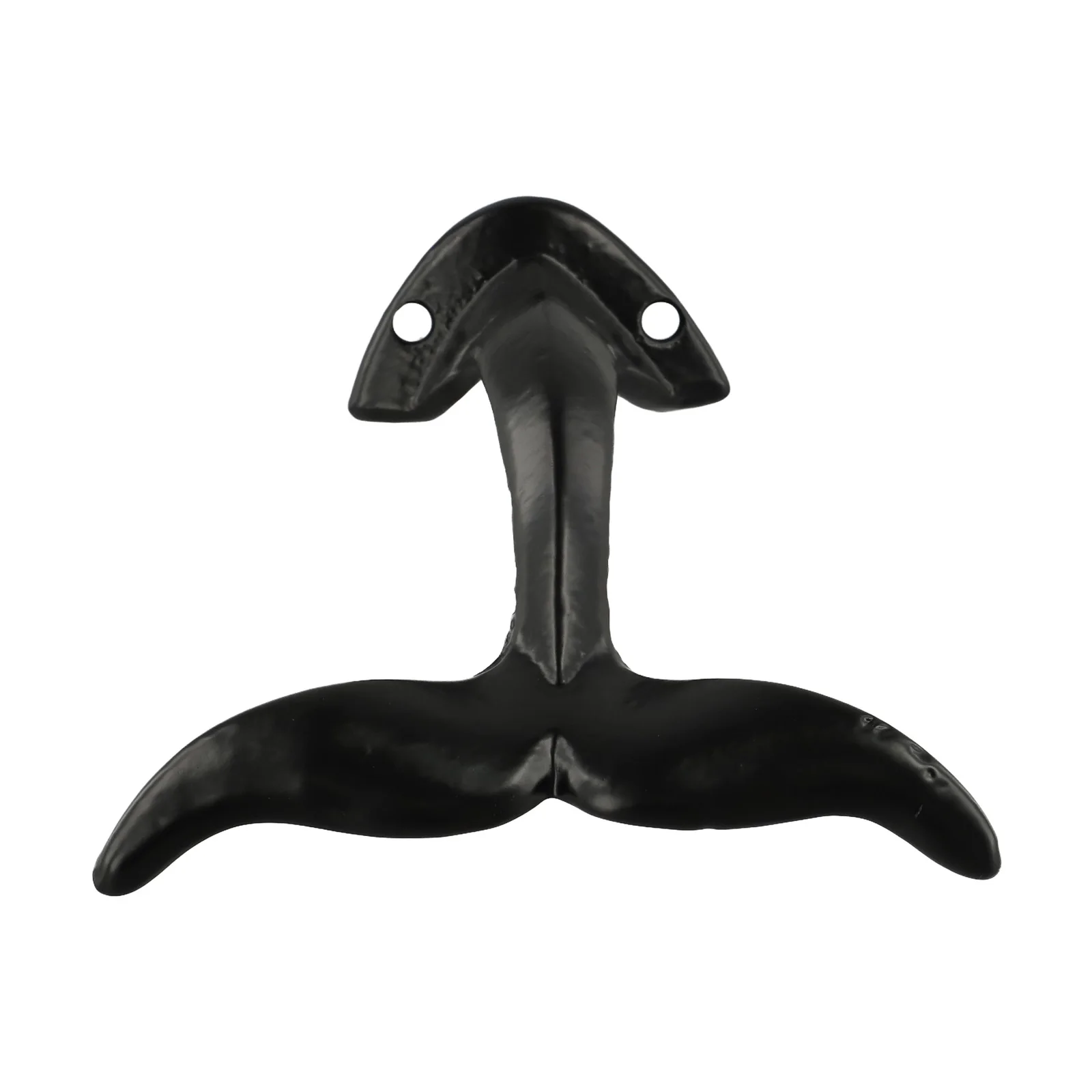 1pc Cast Iron Wall Hooks Whale Tail Hook Clothes Hook Key Holder For Towels Bathroom Metal Rack Hanger