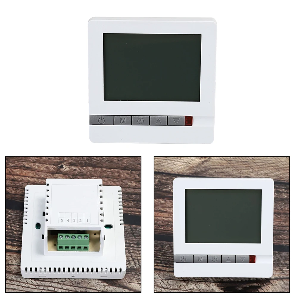 

1pc Thermostat Temperature Controller Water And Electric Floor Heating LCD Thermostat Panel Switch For Heating Systems