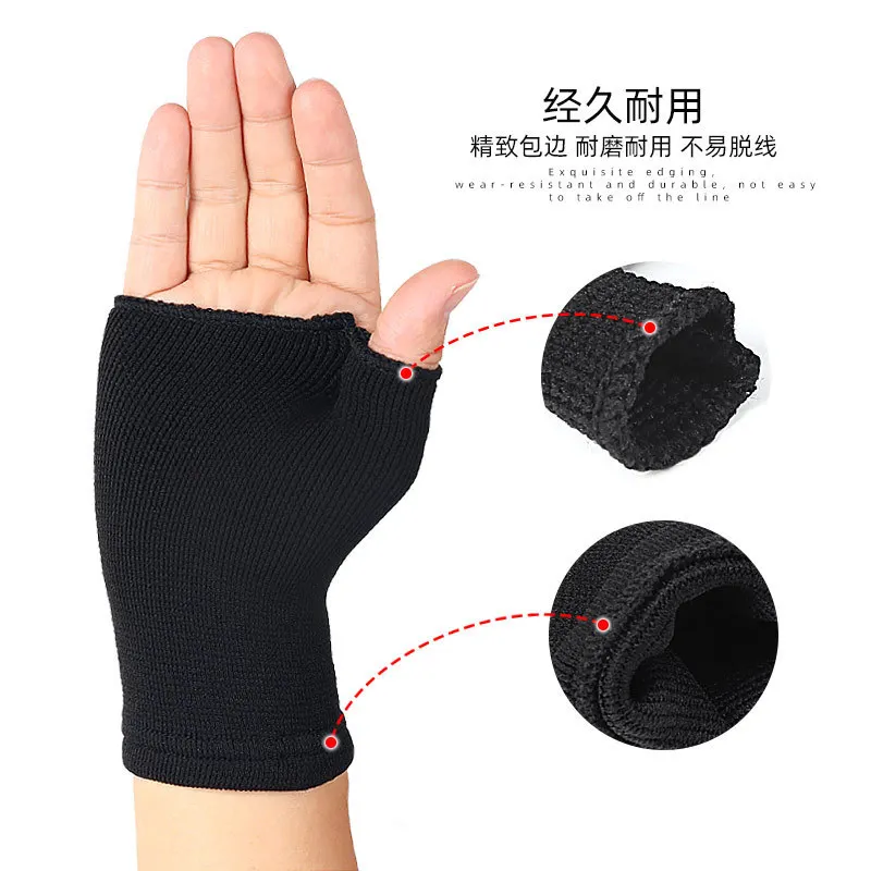 1Pair Wristband Compression Arthritis Gloves Wrist Support Joint Pain Relief Hand Brace Therapy Wristband Palm Hand Thumb Band