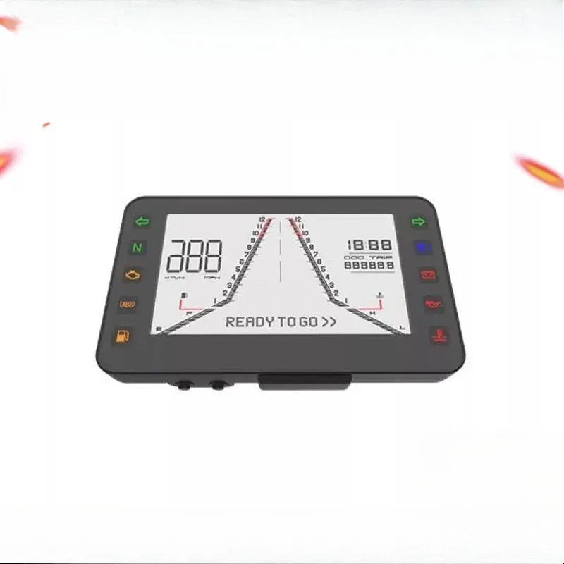 Motorcycle LCD Dashboard Odometer, First‑Gen Speedometer Gauge Replacement Part For ZT310‑X‑T