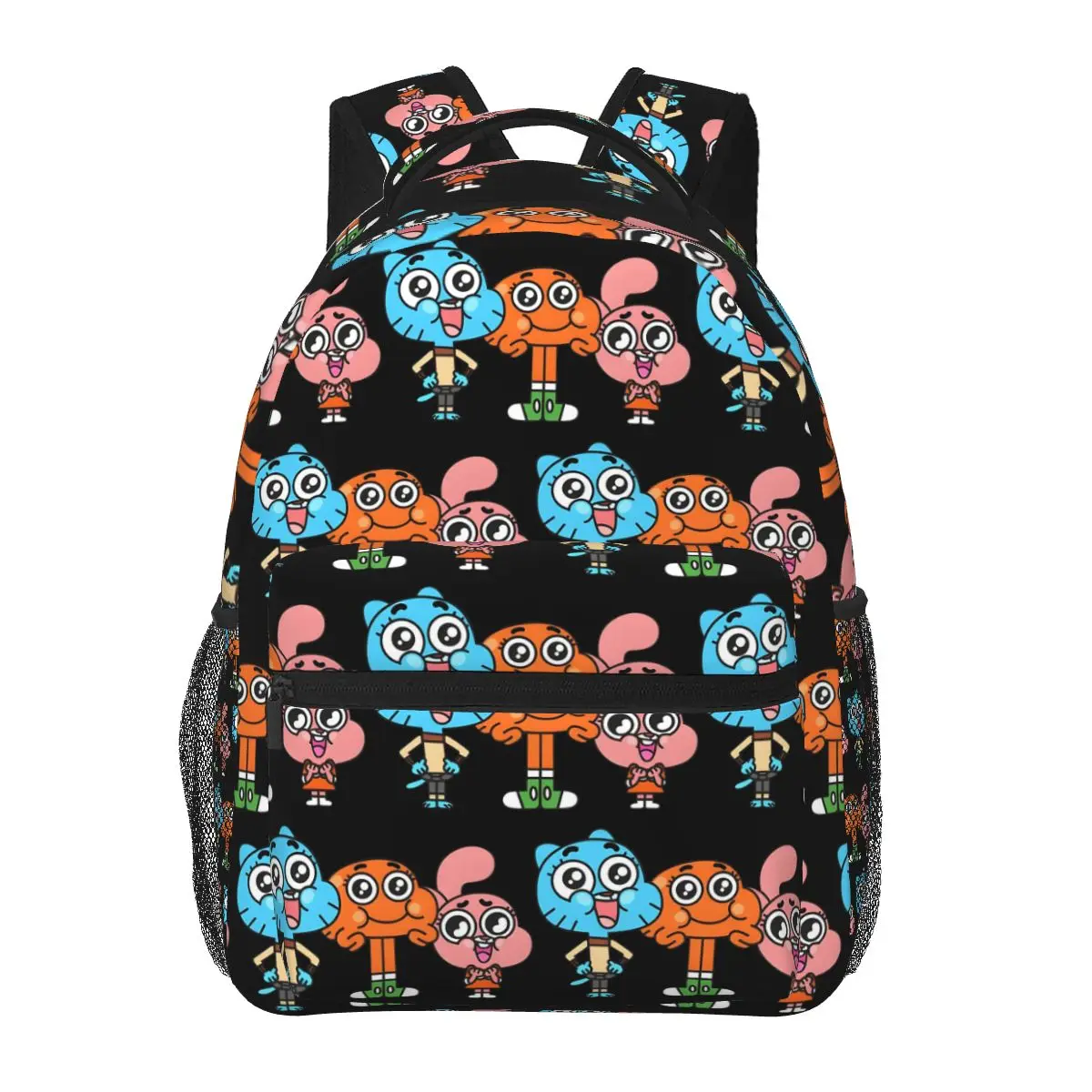 Gumball And Darwin Game The Amazing World Of Gumball Student Backpack School Bag Hiking Travel Daypack Bookbag Shoulder Bags