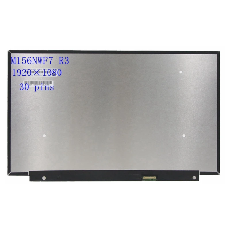 Matrix for laptop M156NWF7 R3 fit LP156WFF-SPF1 NV156FHM-N6A LP156WFH-SPR1 FRU:5D10X81514 IPS LED LCD Display Screen replacement