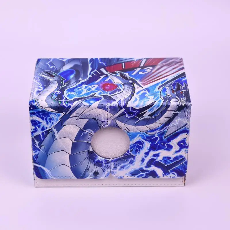 

Yu-Gi-Oh! DIY Cyber Dragon Cortical magnetic card box Anime Cartoon Board Game Card Collection Box Children's holiday gifts