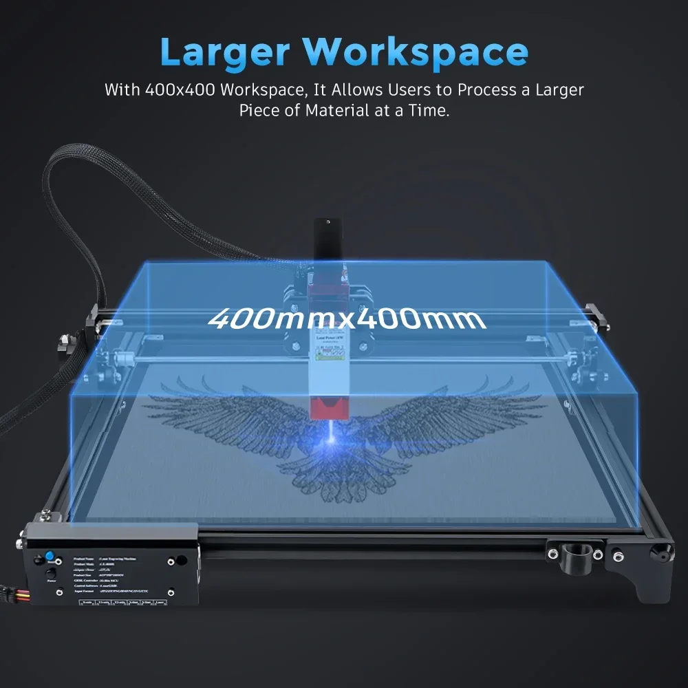 Engraver Air assist 10w  Cutter Cutting Machine Wood Router with 32-bit Controller GRBL(LightBurn)