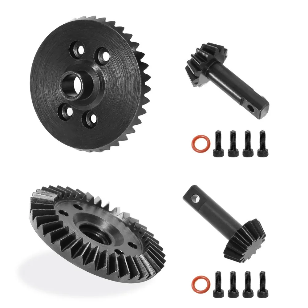 

37T 13T Steel Differential Gear Set Ring Gear Pinion Gear 5379X 5679R for Trxs Summit E-Revo 1/10 RC Car Upgrade Parts