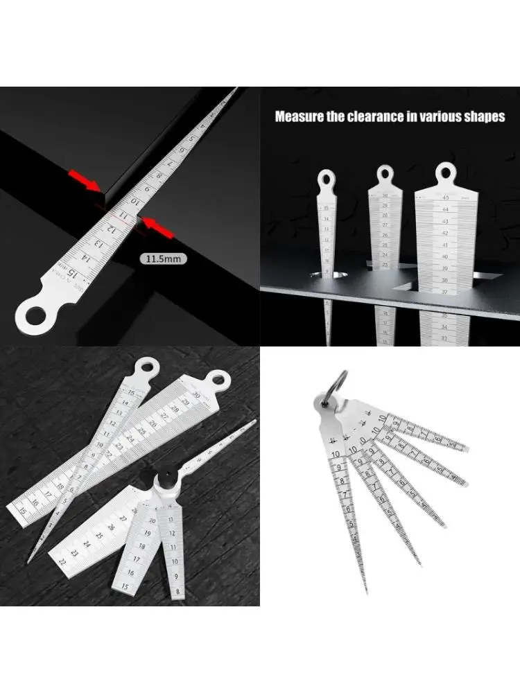 

Accuracy Machinist Gaps Measuring Tool Small Taper Feeler Gauge Clear Scale for Industrial & Laboratory Applications