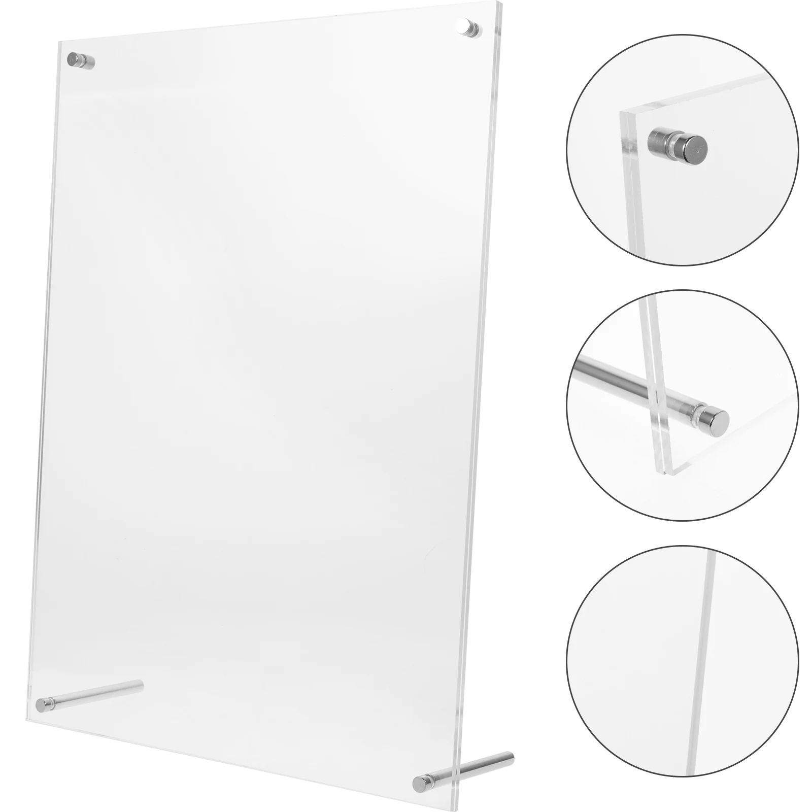 

Transparent Poster Stand Acrylic Certificate Frame Photo Clear Adornment Office Picture Award Holder