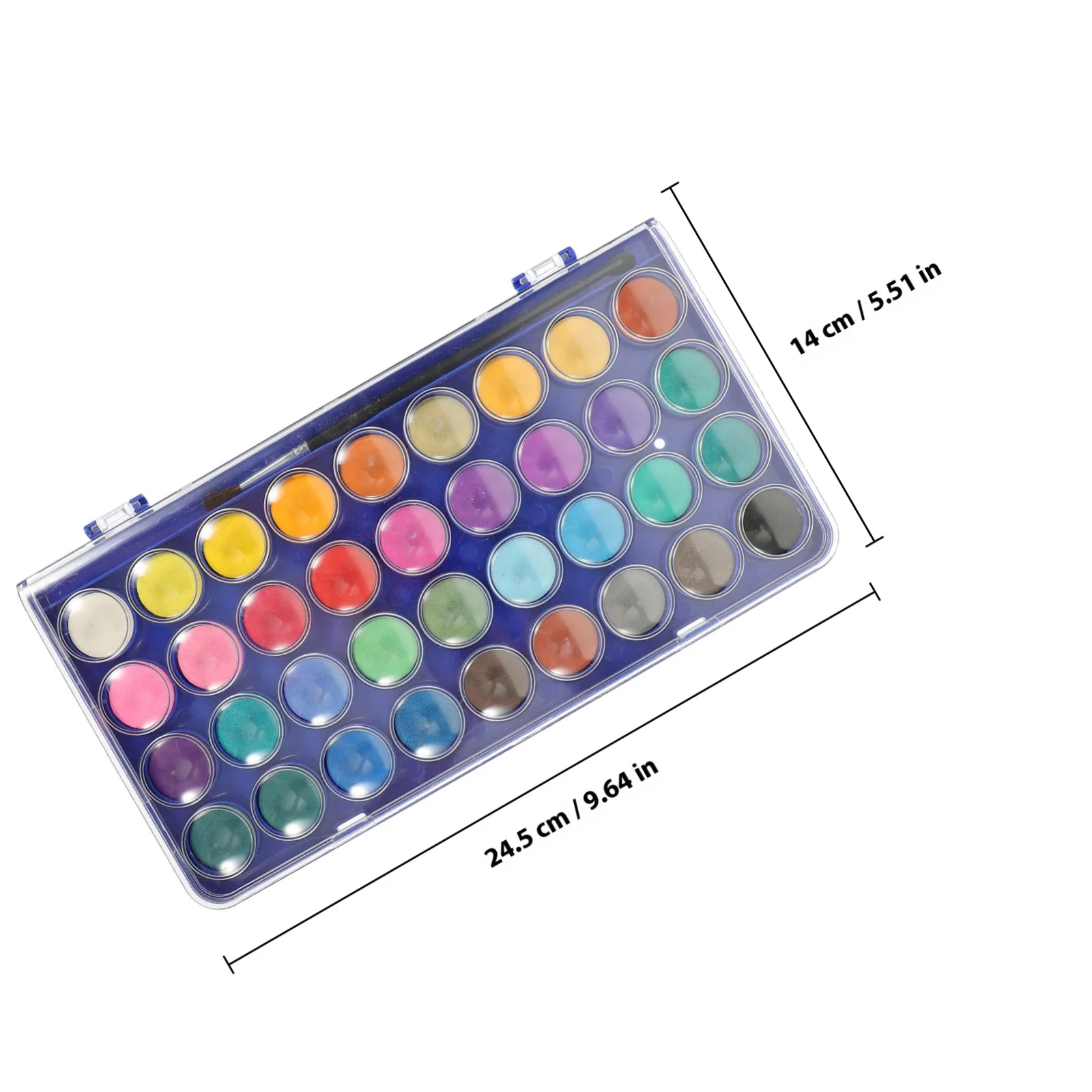 1 مجموعة 1 مجموعة مجموعة الطلاء بالألوان المائية المحمولة السفر المائية عدة للرسم في الهواء الطلق أصباغ اللوحة خفيفة الوزن لوازم الفن #5