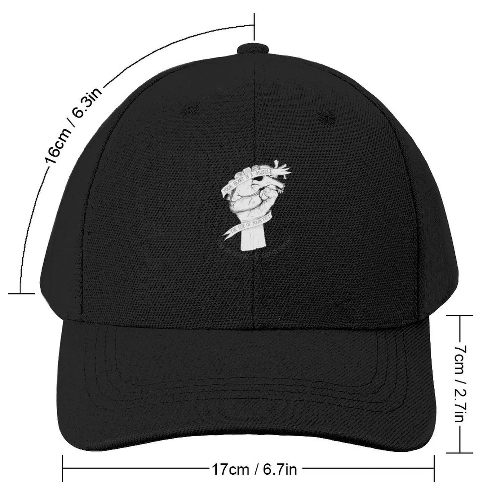 Your Heart Is A Muscle Perfect Gift Baseball Cap Big Size Hat Golf Hat Woman Hats Men's