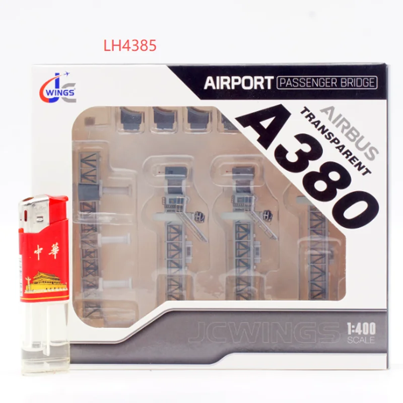 JC Wings 1:400 Scale Narrow-Body Wide-Body Aircraft A380 Jet Bridge Collectible Display Model Static Display