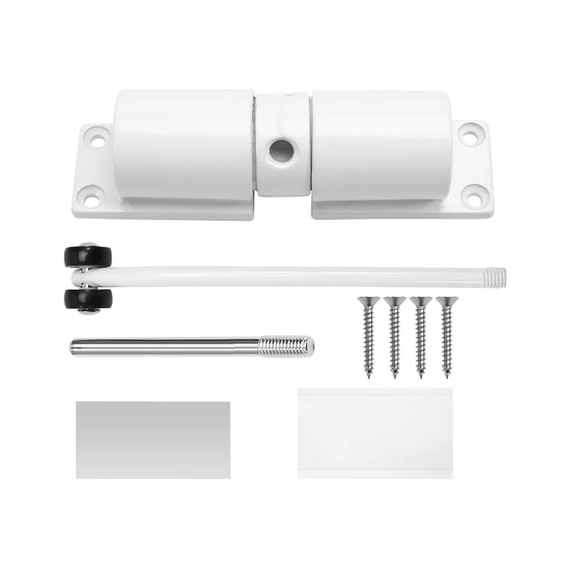 Automatic Door Closer Metal Adjustable Heavy Duty Safety Spring Silenciar Convert Hinged Door Interior Exterior