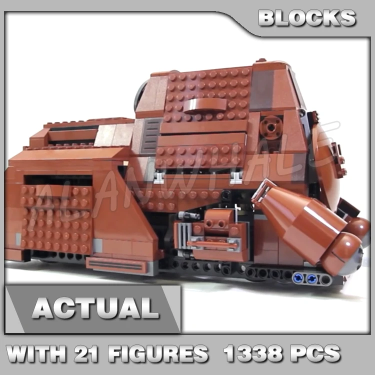 

1338 шт., Звездный план, Торговая Федерация, MTT, боевой солдат-носец, автомобиль 05053, строительные блоки, игрушка, совместимая с моделью