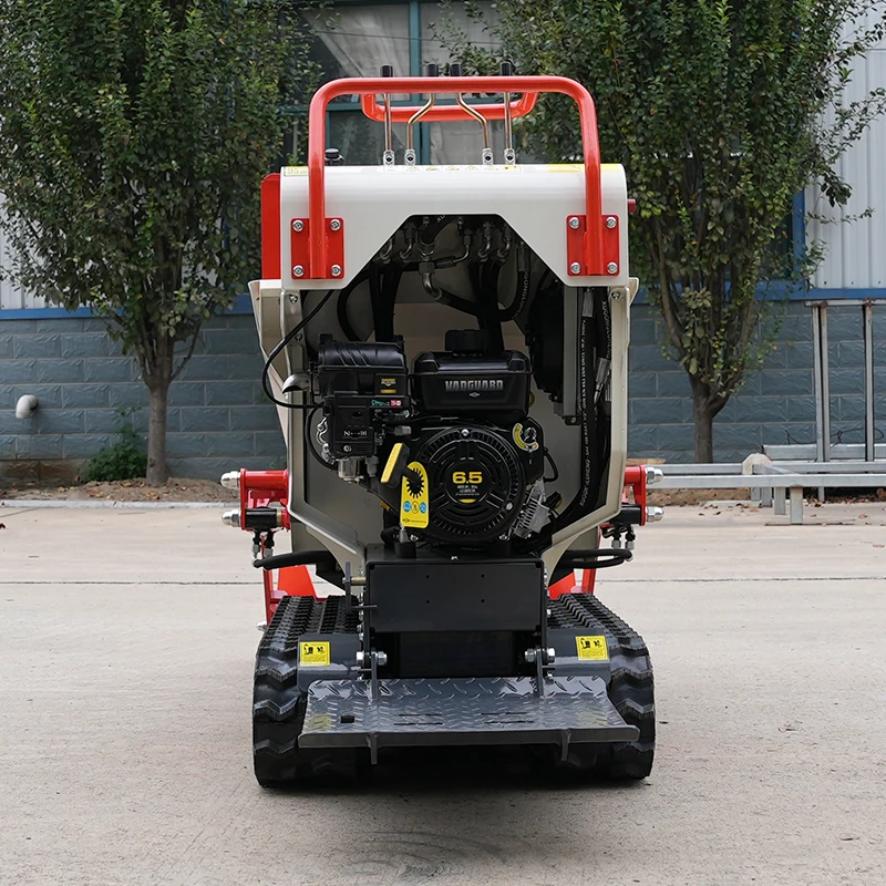 China Automatische Rupsmini-dumper Kleine Transporter Mini-dumper Rupsband Groothandel Hoge Efficiëntie Mini-dumper 500kg