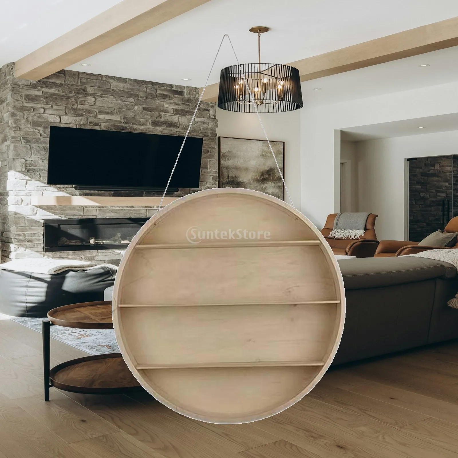 Floating Shelves Multi Layer Wall Art Decor for Indoor Outdoor Bathroom
