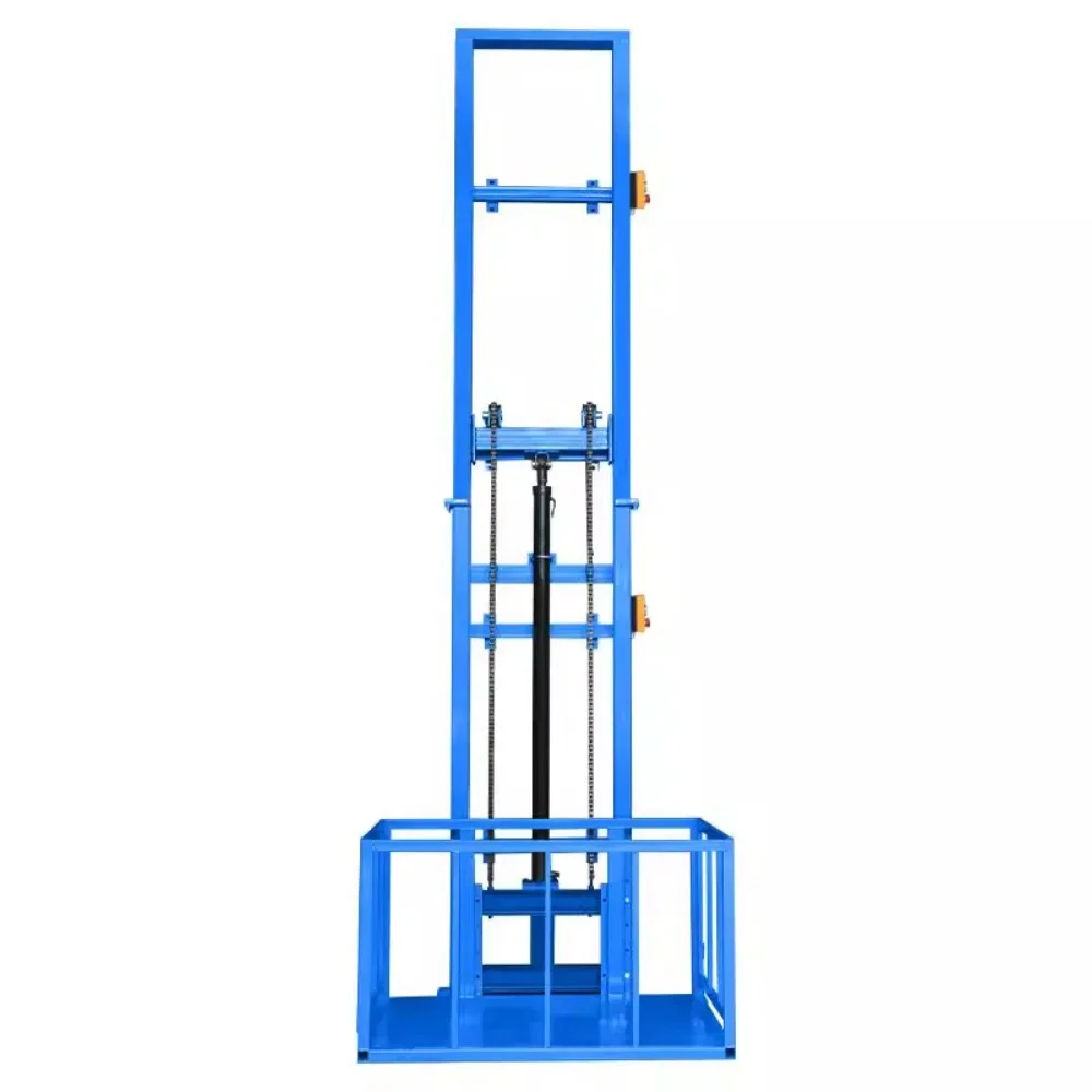 

Hydraulic freight elevator Small electric hoist Rail lift platform