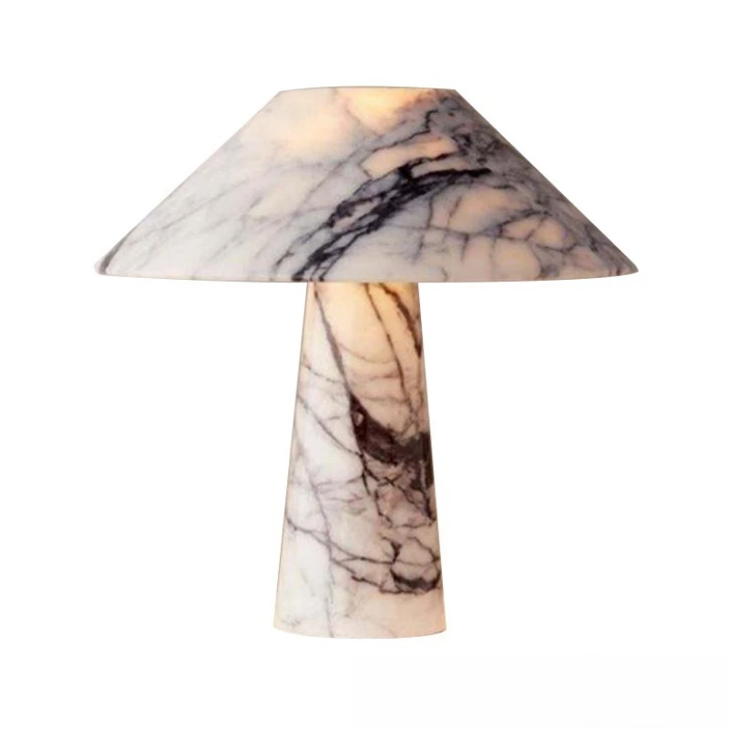 

Marble Nordic Table Lamp Hotel Villa Soft Decoration Living Room Bedroom Decorative Table Lamp