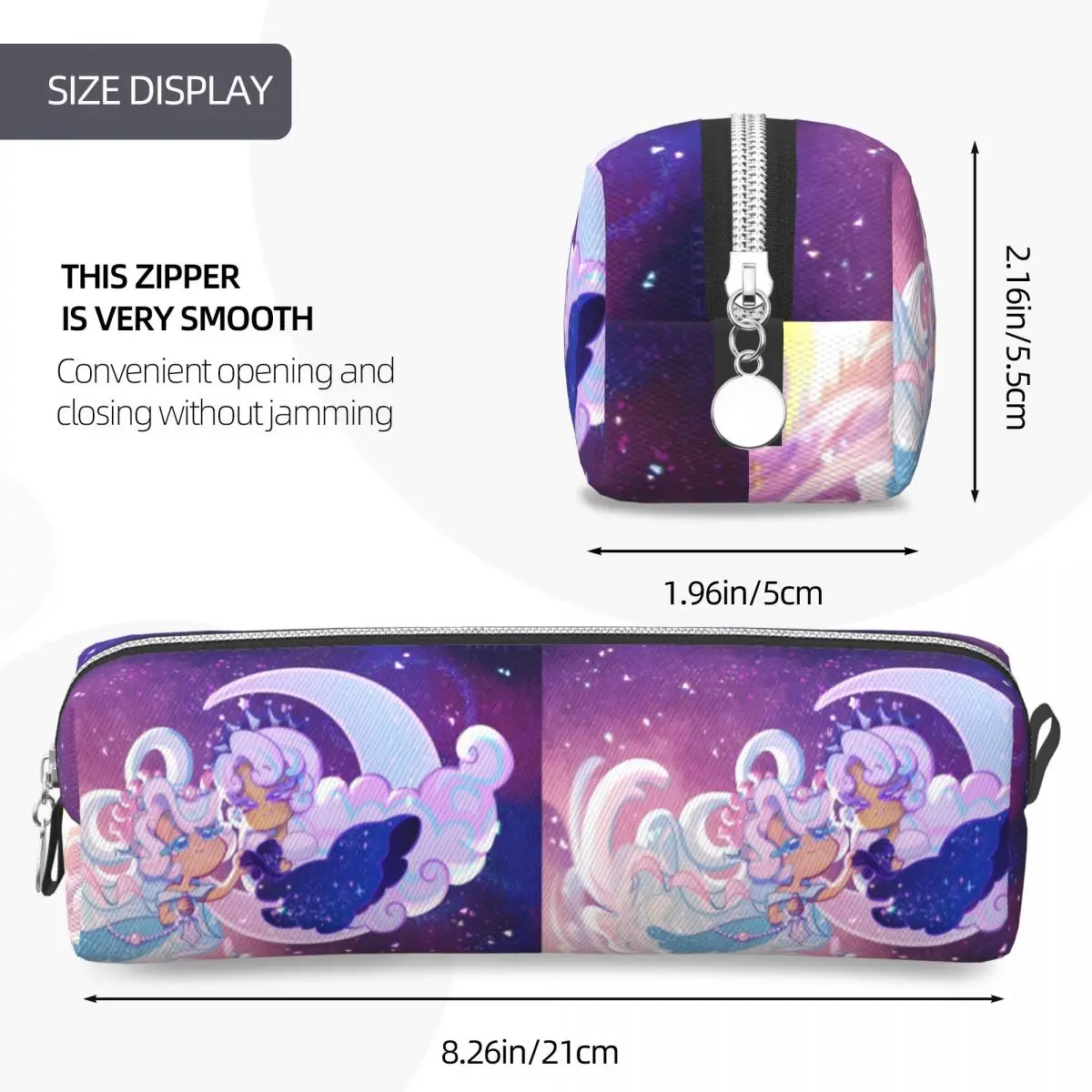 مقلمة كوكي رن أوفين بريك للذكرى الرابعة، حقيبة حامل أقلام كوكي رن كينغدوم للأطفال، حقائب أقلام رصاص ذات سعة كبيرة