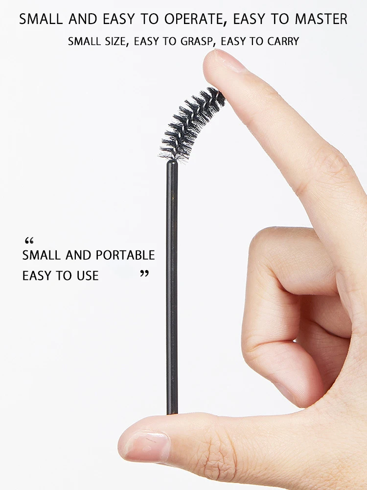 50/25pcs Disposable Eyelash Brush Eyelashes Extension Eyebrow Brush Mascara Wands Applicator Spoolers Lashes Women Makeup tools