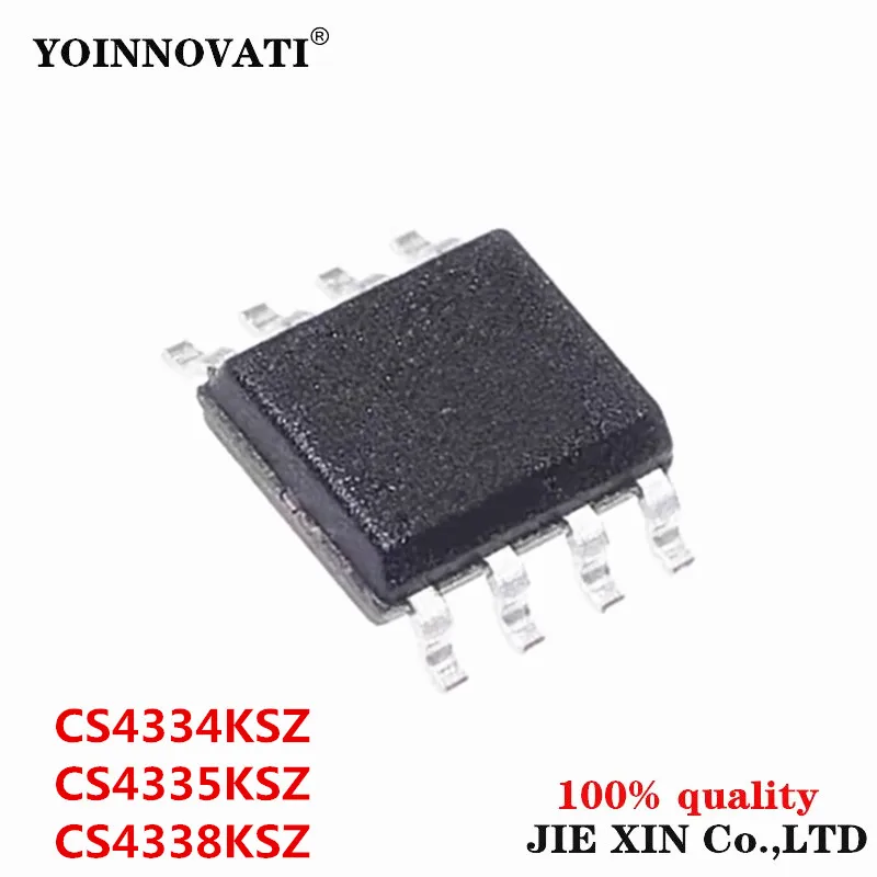 10Pcs New CS4334KSZ CS4334 4334 CS4335KSZ 4335 CS4335 CS4338KSZ CS4338 4338 SOP8 module