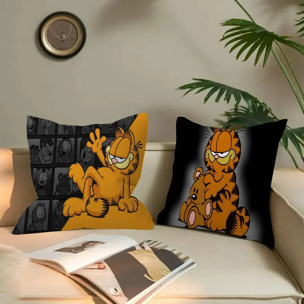 Anime G-Garfield Cute Cat Pillow Cushion Cover Pillowcase Living Room Sofa Home Decor Customized view 4