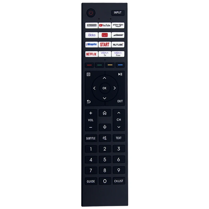 (Sin voz) Control remoto CT-95061 compatible con reemplazo de accesorios de control remoto de TV Toshiba