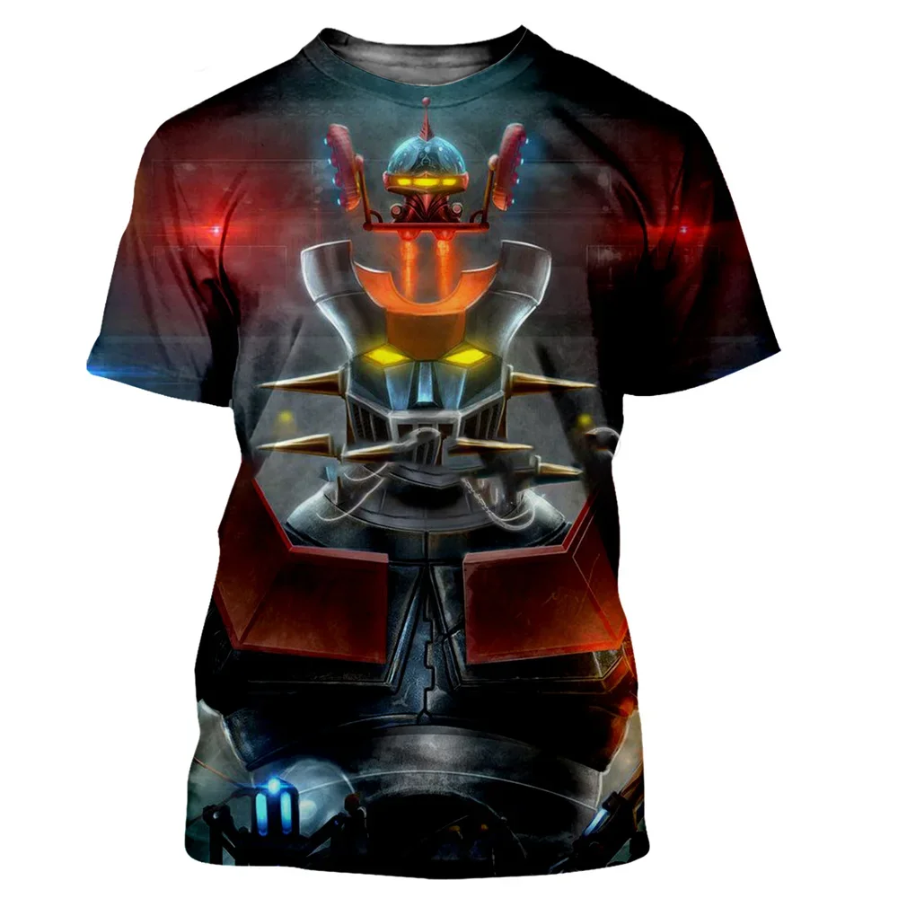 

Summer New Harajuku Style Tshirt Streetwear Women Tops Tees Fashion Mazinger Z Men Cool 3D Printed T Shirt Short Sleeve