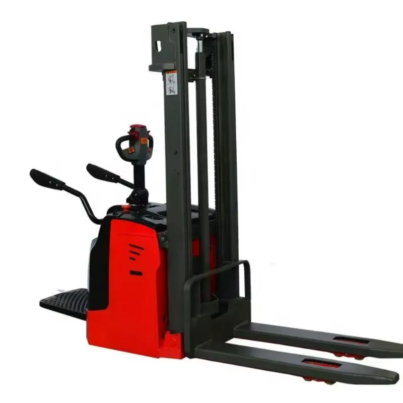 High Performance Electric Stacker Standing Position New Product 1.5/1.6/2ton All Electric Stacker  Portable Discharge Stacker