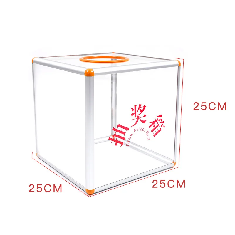 Lucky Draw Box for Transparent Acrylic Touch Box Company Annual Meeting Lucky Draw Box