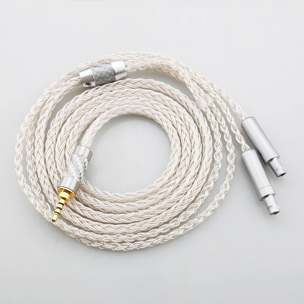 HiFi 16 Core OCC Silver Plated Earphone Cable For Sennheiser HD800 HD800s HD820s HD820 Enigma Acoustics Dharma D1000 Headphones image 3