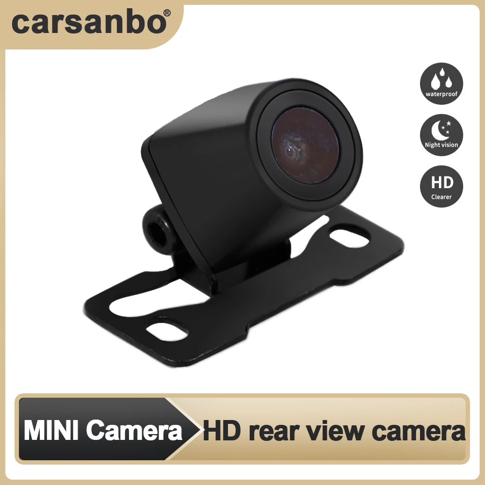 

Small Car Rear View Camera Automatic Parking Monitor 720P HD Night Vision Camera Wide-angle HD Image Switchable Guide Line