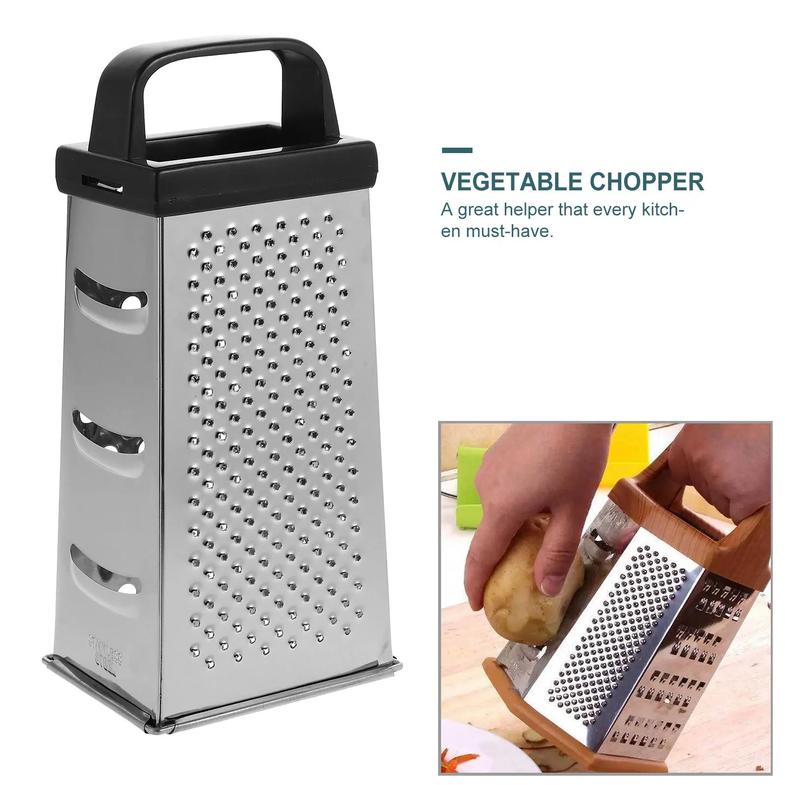 

Multi-function Grater Food Chopper Stainless Steel Vegetable Cooking Gadgets Kitchen Slicers Potato Multifunctional