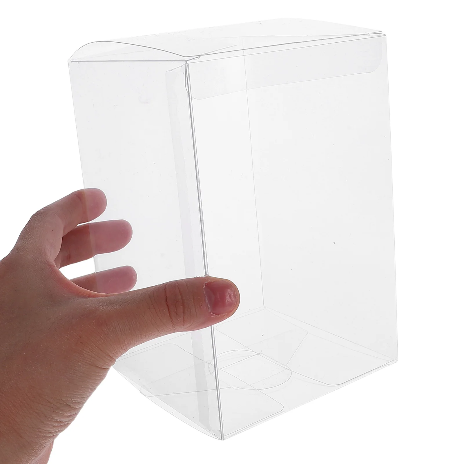 

10pcs Clear Display Case For Figures 6X4X4 Inch Heavy Duty Plastic Protector Box Mini Vinyl Collectibles Storage Organizer