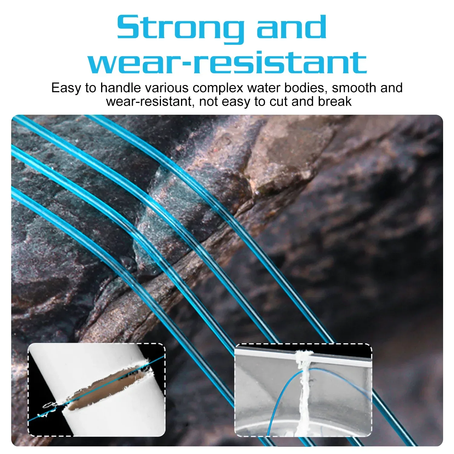 Sougayilang Nylon Fishing Line Super Stronger 500m Nylon Line Max Drag 7-38LB Fluorocarbon Fishing Line for Salt/fresh Water image 5